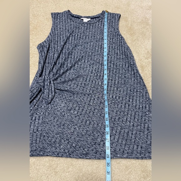 Liz Claiborne - Sleeveless Sweater Top - Tie Waist - Size: XL - Picture 4 of 7
